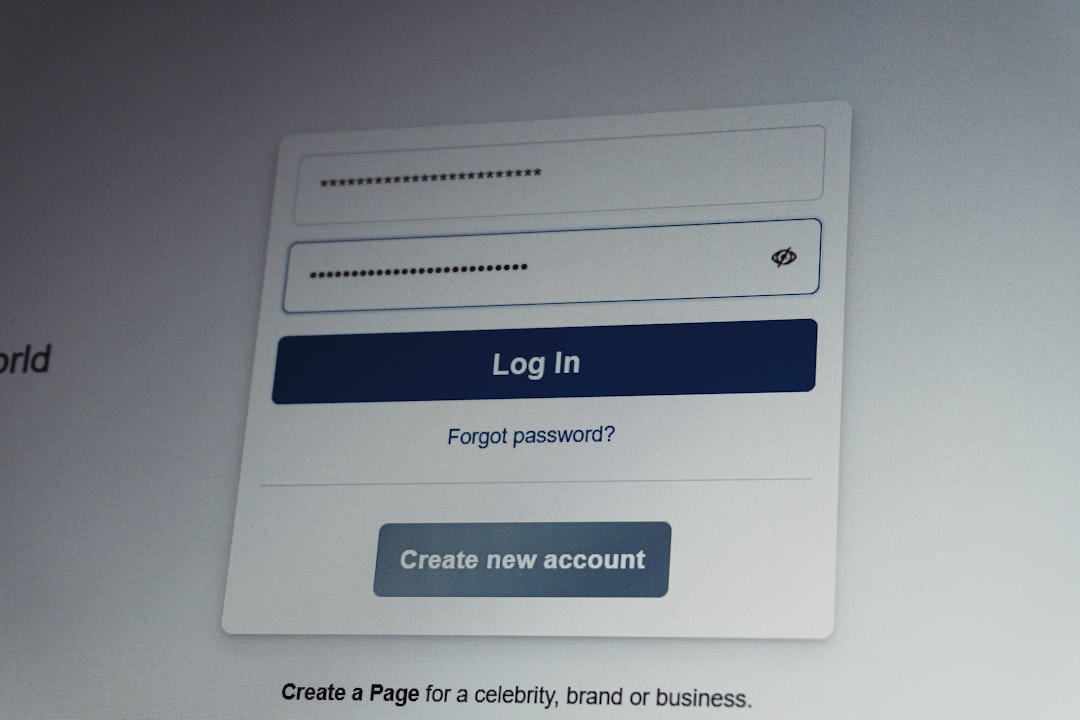 password management interface