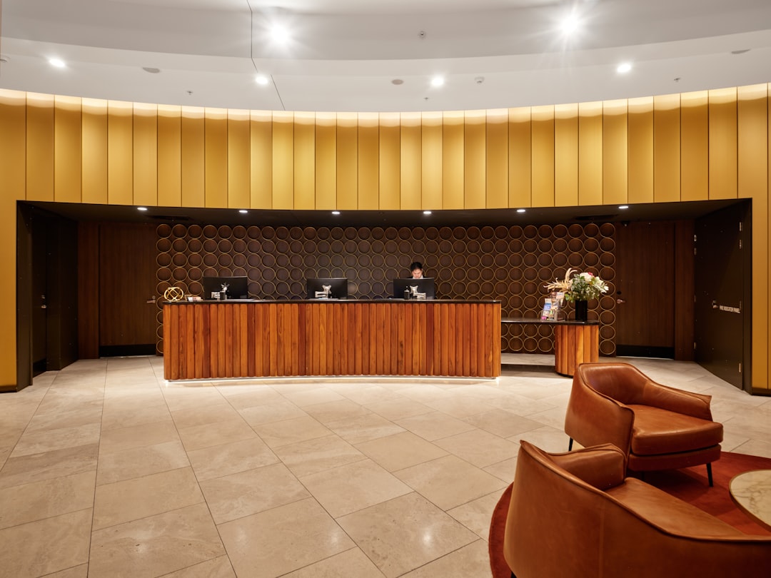 Hospitality business lobby