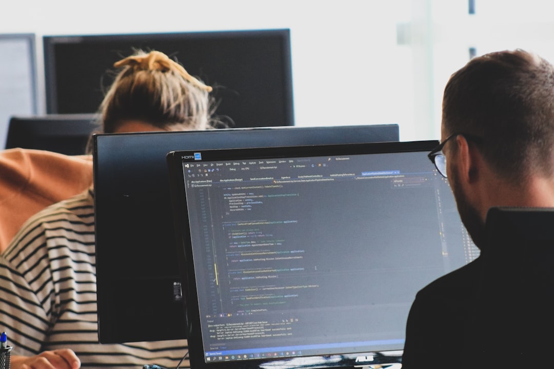 programmer working