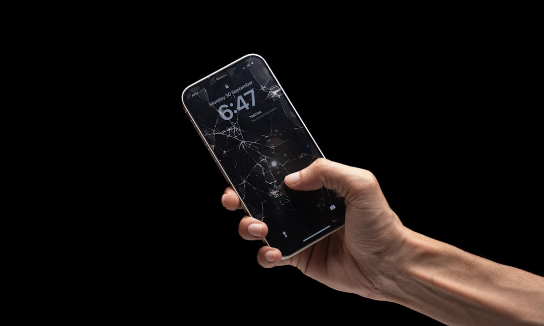 broken smartphone system error