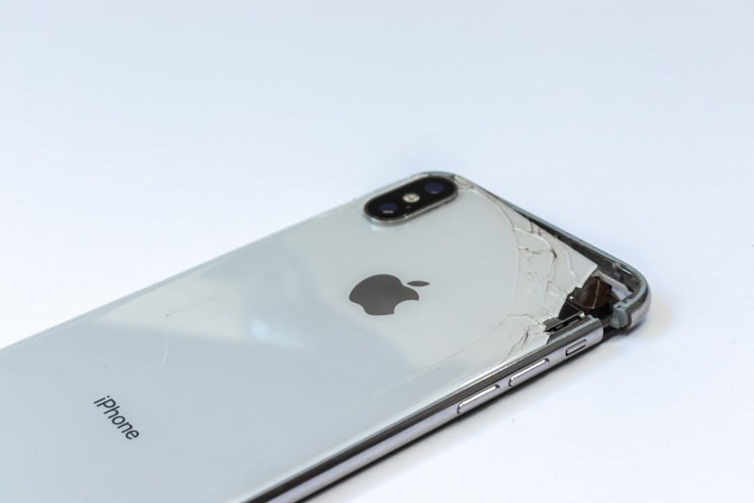 bent smartphone damage