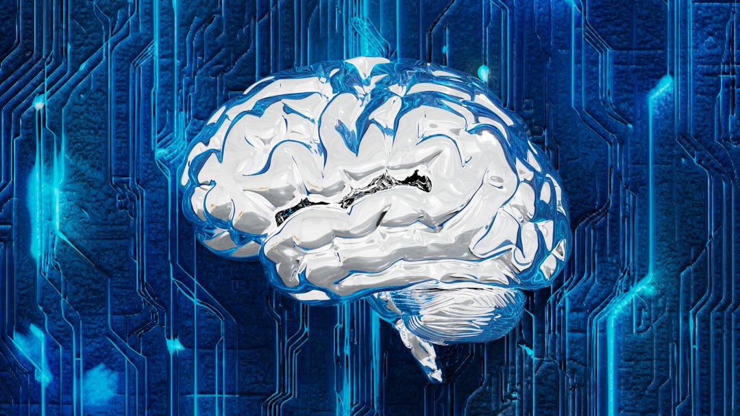 digital brain concept